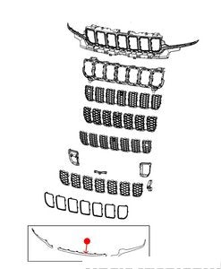 إطار تزيين الشبك - JEEP GRAND CHEROKEE ( 2024 )