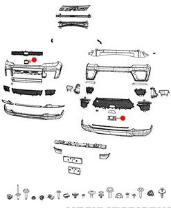 قاعدة تثبيت الشبك- JEEP GRAND CHEROKEE ( 2024 )