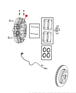 كليبر فرامل - JEEP GRAND CHEROKEE خلفي يسار ( 2009 )