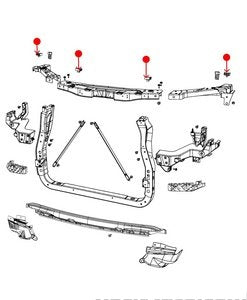 ممتص صدمات غطاء المحرك - JEEP GRAND CHEROKEE ( 2015 )