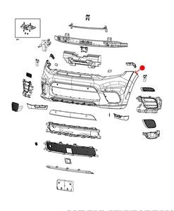 غطاء صدام - JEEP GRAND CHEROKEE أمامي ( 2021 )