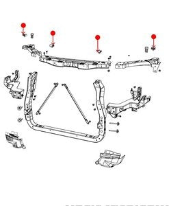ممتص صدمات غطاء المحرك - JEEP GRAND CHEROKEE ( 2011 )