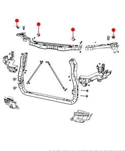 ممتص صدمات غطاء المحرك - JEEP GRAND CHEROKEE ( 2012 )