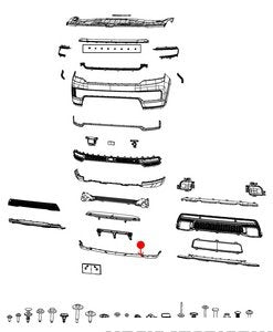 حاجز هواء أمامي - JEEP GRAND WAGONEER ( 2023 )