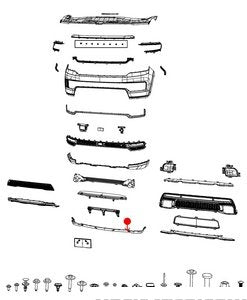 حاجز هواء أمامي - JEEP GRAND WAGONEER أمامي ( 2022 )
