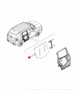 جامة الباب - JEEP RENEGADE خلفي يسار ( 2020 )