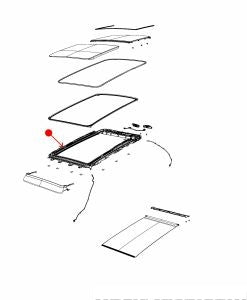 إطار فتحة السقف - JEEP RENEGADE أمامي ( 2017 )