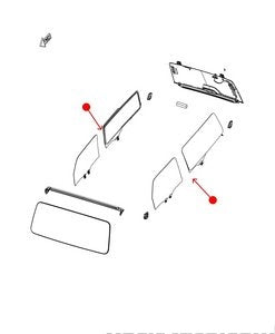جامة الباب - JEEP WRANGLER ( 2018 )