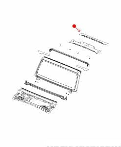 تدعيم صاجة السقف - JEEP WRANGLER ( 2018 )