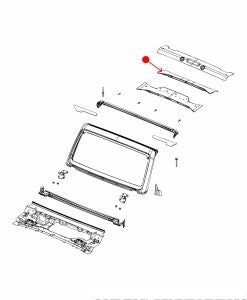 تدعيم صاجة السقف - JEEP WRANGLER ( 2019 )