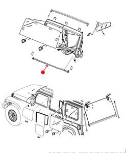 تجميل / جلدة جامة أمامية - JEEP WRANGLER ( 2015 )
