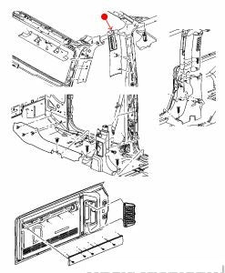 زينة الدعامة - JEEP WRANGLER يمين ( 2007 )