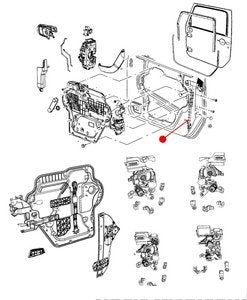 سكة الجامة - JEEP WRANGLER ( 2008 )