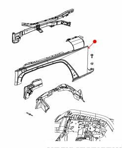 رفرف - JEEP WRANGLER ( 2007 )