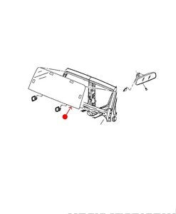 تجميل / جلدة جامة أمامية - JEEP WRANGLER ( 2008 )