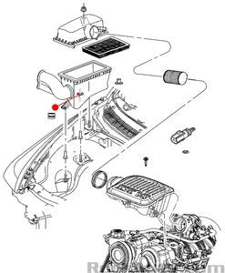 ربلة فلتر هواء - MITSUBISHI RAIDER ( 2009 )