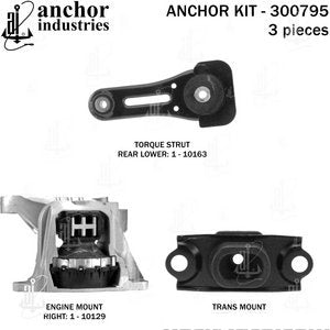 طقم قواعد المكينة - NISSAN  TIIDA ( 2016)