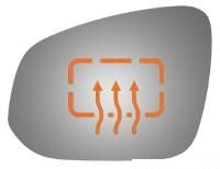 زجاج المراية الخارجية - TOYOTA TACOMA يسار ( 2022 )