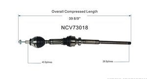 عمود CV - VOLVO XC70 أمامي يمين ( 2012 )
